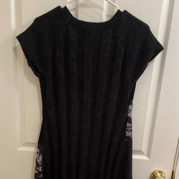 Style & Co. Sweater Dress, Black, Navy, Gray, Cap Sleeves, Soft, EUC - Picture 6 of 8
